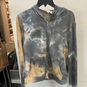 Bear Dance Gray and Tan Hoodie